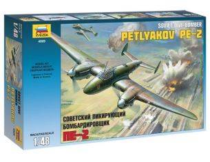 Zvezda Z4809 PETLYAKOV PE-2 KIT 1:48 Modellino