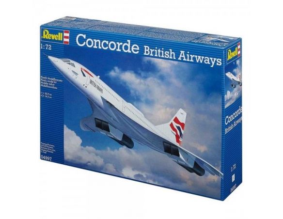 Revell RV04997 CONCORDE BRITISH AIRWAYS KIT 1:72 Modellino