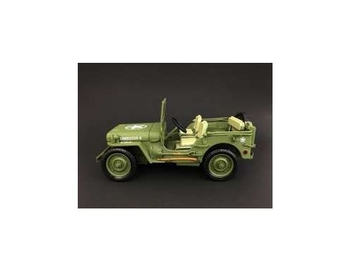 Triple 9 T9-1800142 JEEP WILLYS 1944 MILITARY POLICE GREEN 1:18 Modellino