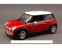 Motormax MTM73114RD MINI COOPER 2000 RED/WHITE 1:18 Modellino