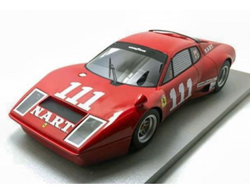 Tecnomodel TMD1836A FERRARI 365 GT4 BB NART N.111 6th SEBRING 1975 M.MINTER-E.WIETZES 1:18 Modellino