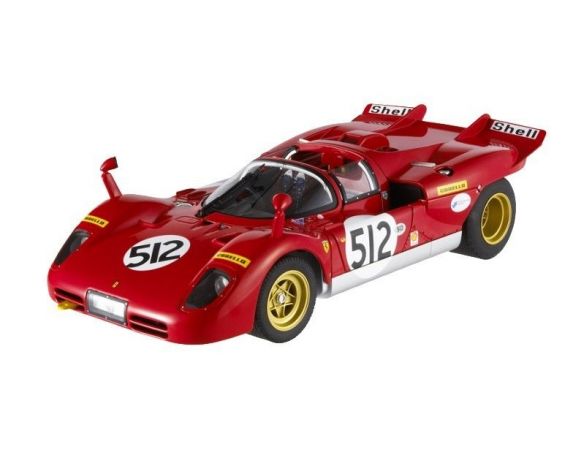 Hotwheels T6253 FERRARI 512S NICK MASON 1/18 Modellino