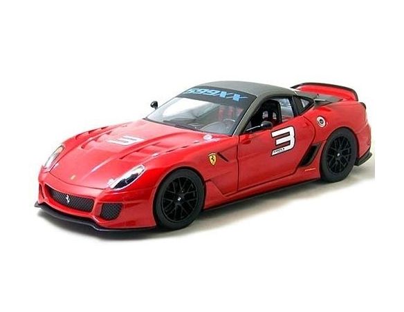 Hot wheels Elite T6263 FERRARI 599XX ROSSA No. 3 1/43 Modellino
