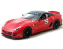 Hot wheels Elite T6263 FERRARI 599XX ROSSA No. 3 1/43 Modellino