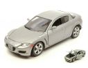 Motormax MTM73323SL MAZDA RX-8 2003 SILVER 1:24 Modellino