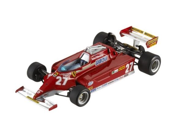Mattel T6269 FERRARI 126C2 MONACO 1981 1/43 Modellino