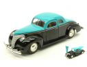 Motormax MTM73214BK FORD CUSTOM 1940 BLACK/TURQOUOISE 1:24 Modellino