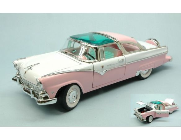 Yat Ming YM92138PK FORD FAIRLANE CROWN VICTORIA 1955 PINK 1:18 Modellino