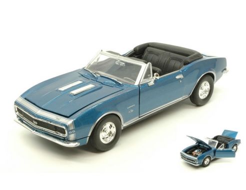 Motormax MTM73301MB CHEVROLET CAMARO SS 1967 METALLIC BLUE 1:24 Modellino