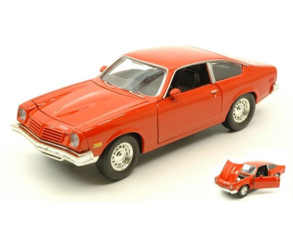 Motormax MTM73322OR CHEVROLET VEGA 1974 ORANGE 1:24 Modellino