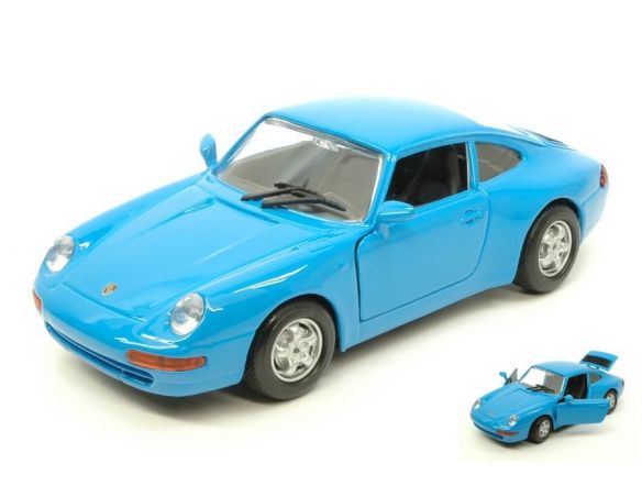 Motormax MTM73222BU PORSCHE 911 (993) 1994 BLUE 1:24 Modellino