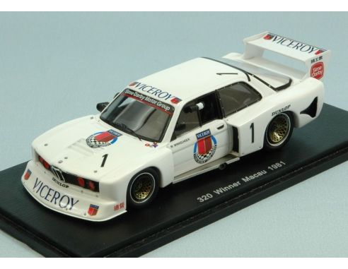 Spark Model SA103 BMW 320 N.1 WINNER MACAU GP 1981 M.WINKELHOCK 1:43 Modellino