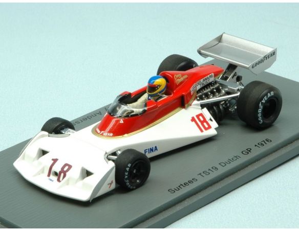 Spark Model S4855 SURTEES TS19 C.ANDERSSON 1976 N.18 RETIRED DUTCH GP 1:43 Modellino