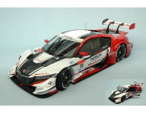 Ebbro EB81032 HONDA NSX N.15 6th OKAYAMA SUPER GT500 2015 T.KOGURE-O.TURVEY 1:18 Modellino