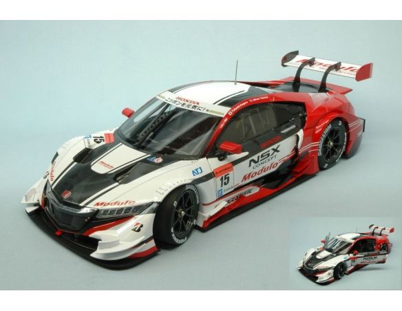 Ebbro EB81032 HONDA NSX N.15 6th OKAYAMA SUPER GT500 2015 T.KOGURE-O.TURVEY 1:18 Modellino
