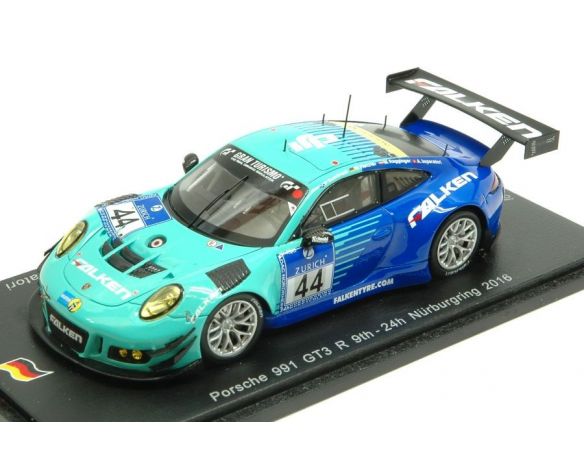 Spark Model SG239 PORSCHE GT3 N.44 9th 24 H NURBURGRING 2016 DUMBRECK-HENZLER 1:43 Modellino