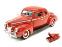 Motormax MTM73108RD FORD COUPE' 1940 RED 1:18 Modellino