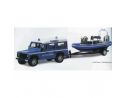 Bburago BU 32029 SET LAND ROVER + GOMMONE POLIZIA 1:50 Modellino  Auto Stradali