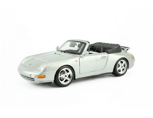 Bburago BU12039 PORSCHE 911 CARRERA CABRIO 1994 GRIGIA 1:18 Modellino