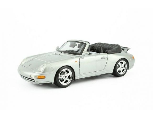Bburago BU12039 PORSCHE 911 CARRERA CABRIO 1994 GRIGIA 1:18 Modellino