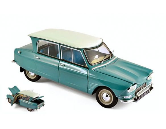 Norev NV181536 CITROEN AMI 6 1964 JADE GREEN 1:18 Modellino