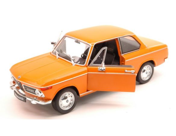 WELLY WE4053OR BMW 2002 Ti 1972 ORANGE 1:24 Modellino