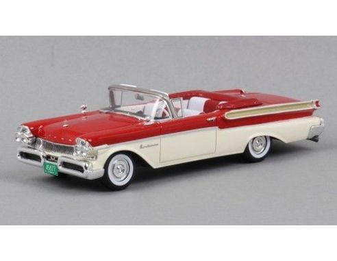 Neo Scale Models NEO45877 MERCURY HIGHWAY CONVERTIBLE 1957 RED/WHITE 1:43 Modellino