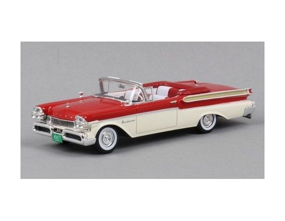 Neo Scale Models NEO45877 MERCURY HIGHWAY CONVERTIBLE 1957 RED/WHITE 1:43 Modellino