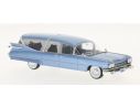 Neo Scale Models NEO45261 CADILLAC S&S SUPERIOR LANDAU MET.BLUE HEARSE 1959 1:43 Modellino