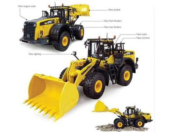 Universal Hobbies UH8114 KOMATSU WA 470-8 1:50 Modellino