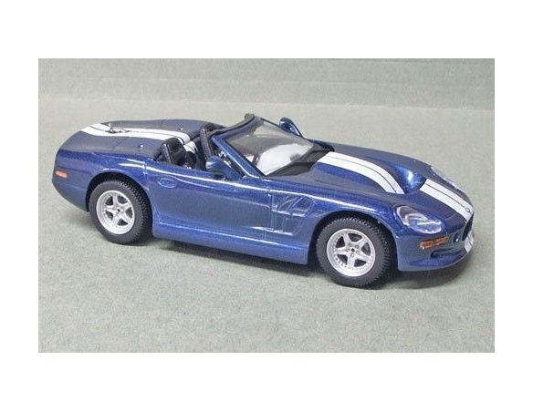Maxicar 10083 SHELBY SERIES 1 BLU STRISCE BIANCHE Modellino