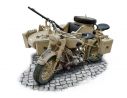 Italeri IT7403 BMW R75 GERMAN MILITARY MOTOR W/SIDECAR KIT 1:9 Modellino