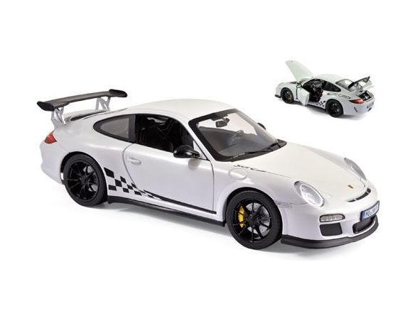 Norev NV187561 PORSCHE 911 GT3 RS 2010 WHITE & BLACK TRIM 1:18 Modellino