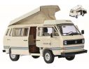 Schuco SH0386 VW T3 JOKER CAMPINGBUS WITH FOLDING ROOF CREME 1:18 Modellino