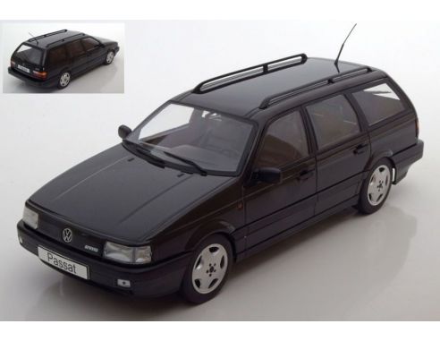 KK Scale KKDC180072 VW PASSAT B3 VR6 VARIANT 1988 BLACK METALLIC 1:18 Modellino
