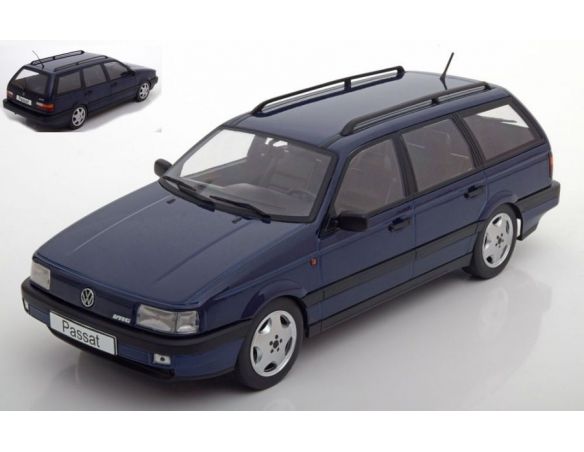 KK Scale KKDC180073 VW PASSAT B3 VR6 VARIANT 1988 DARK BLUE METALLIC 1:18 Modellino