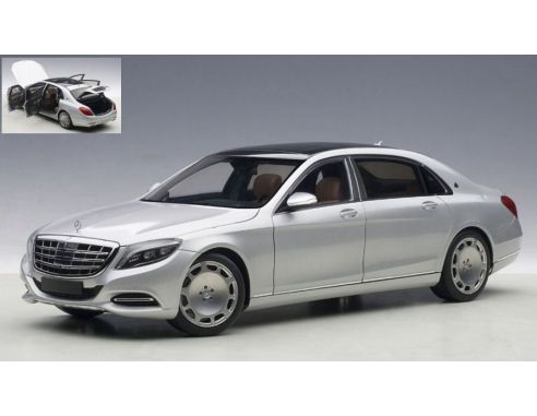 AUTOART AA76292 MERCEDES MAYBACH S-KLASSE (S600) 2016 ARGENTO 1:18 Modellino