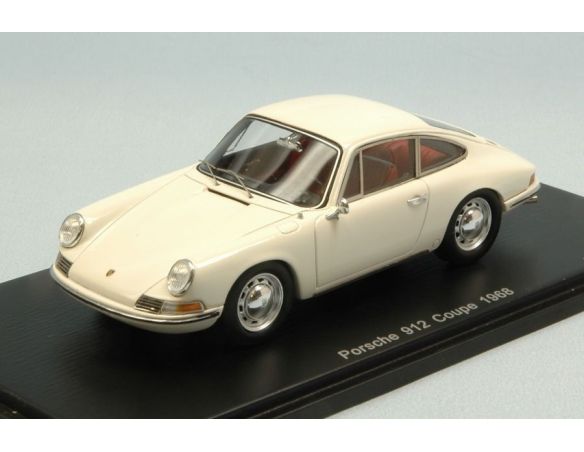 Spark Model S4923 PORSCHE 912 1968 WHITE 1:43 Modellino