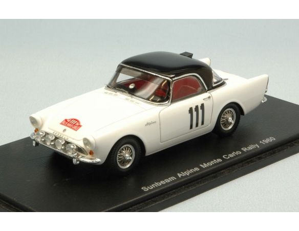 Spark Model S4058 SUNBEAM ALPINE N.111 CLASS WINNER MONTE CARLO 1960 R.BACKLUND-FALK 1:43 Modellino