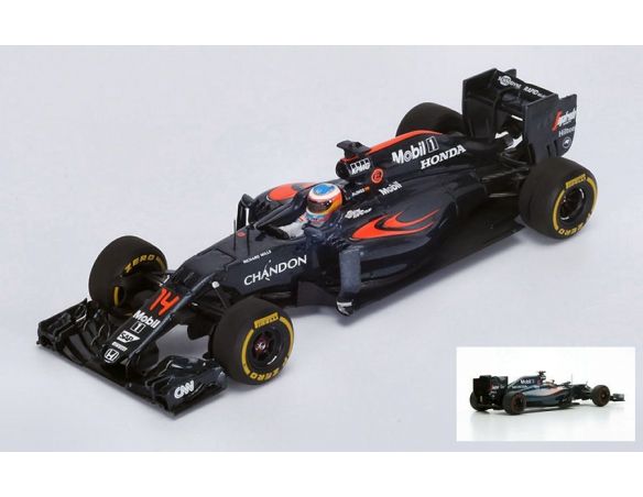 Spark Model S18248 MC LAREN MP4-31 F.ALONSO 2016 N.14 5th MONACO GP 1:18 Modellino