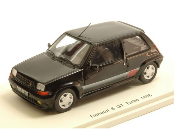Spark Model S3845 RENAULT 5 GT TURBO 1986 BLACK 1:43 Modellino