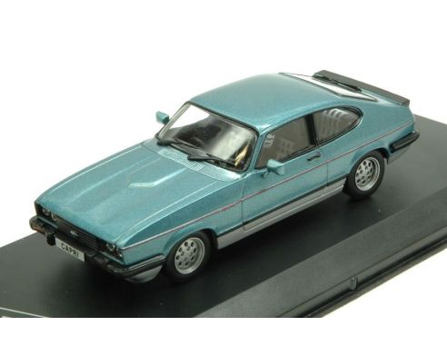 White Box WB247 FORD CAPRI MK3 1982 METALLIC LIGHT BLUE 1:43 Modellino