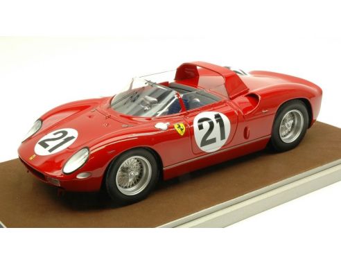 Tecnomodel TMD1839B FERRARI 250 P N.21 WINNER LM 1963 L.BANDINI-L.SCARFIOTTI 1:18 Modellino