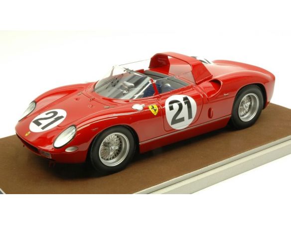 Tecnomodel TMD1839B FERRARI 250 P N.21 WINNER LM 1963 L.BANDINI-L.SCARFIOTTI 1:18 Modellino