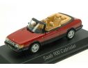 Norev NV810042 SAAB 900 TURBO 16 CABRIOLET 1992 RED 1:43 Modellino