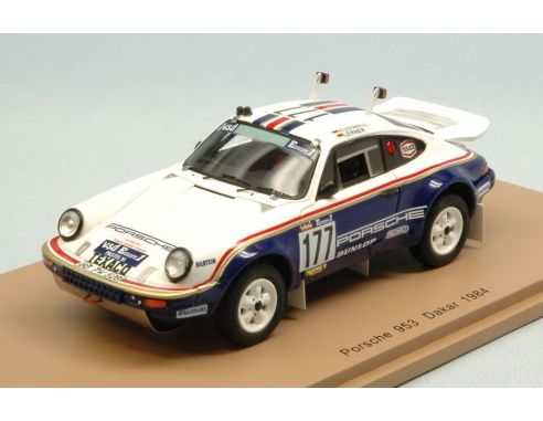 Spark Model S4882 PORSCHE 953 N.177 26th DAKAR 1984 KUSSMAUL-LERNER 1:43 Modellino