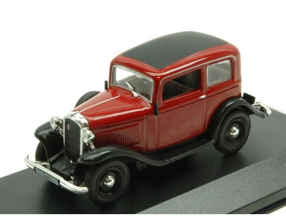 White Box WB151 OPEL P4 1935 DARK RED/BLACK 1:43 Modellino