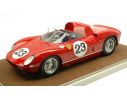 Tecnomodel TMD1839C FERRARI 250 P N.23 ACCIDENT LM 1963 J.SURTEES-W.MAIRESSE 1:18 Modellino