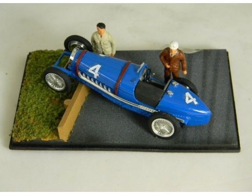 Microworld AS026 BUGATTI T59 COPPA VANDERBILT'36 1/43 Modellino
