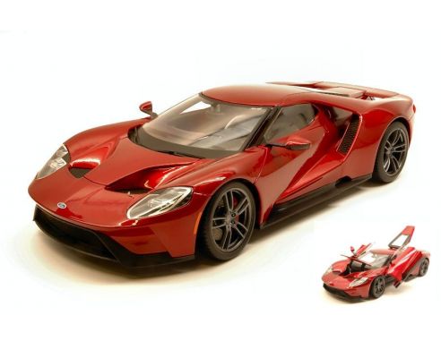 Maisto MI38134 FORD GT 2017 METALLIC RED EXCLUSIVE SERIES 1:18 Modellino